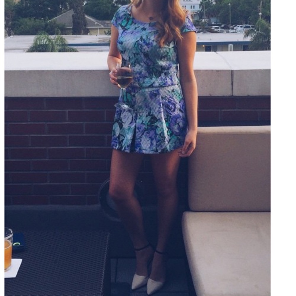 Jessica Simpson Floral Skort Set